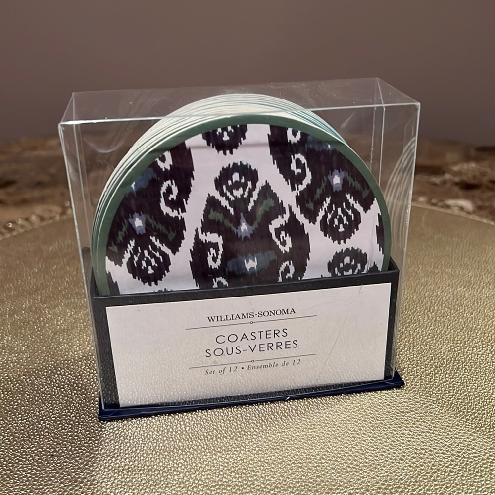 Williams Sonoma Set of 12 Coasters Set